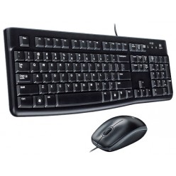 (Клавиатура + мышь) Logitech Desktop MK120 Black USB (920-002561)